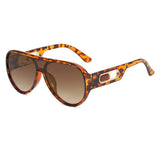 Large Frame Fashionable Sunglasses