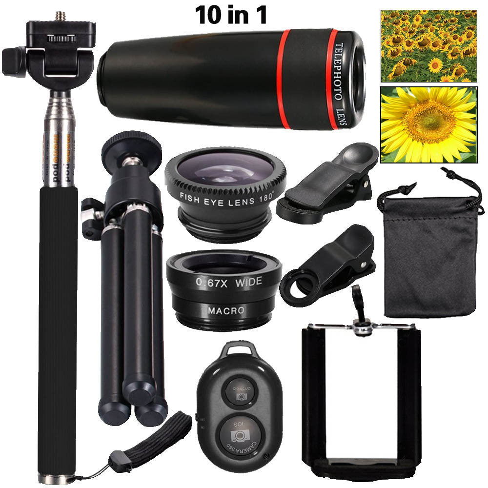 10 in 1 Phone Camera Lens Kit