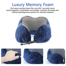 Load image into Gallery viewer, U Shaped Memory Foam Neck Travel Pillows