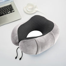 Load image into Gallery viewer, U Shaped Memory Foam Neck Travel Pillows