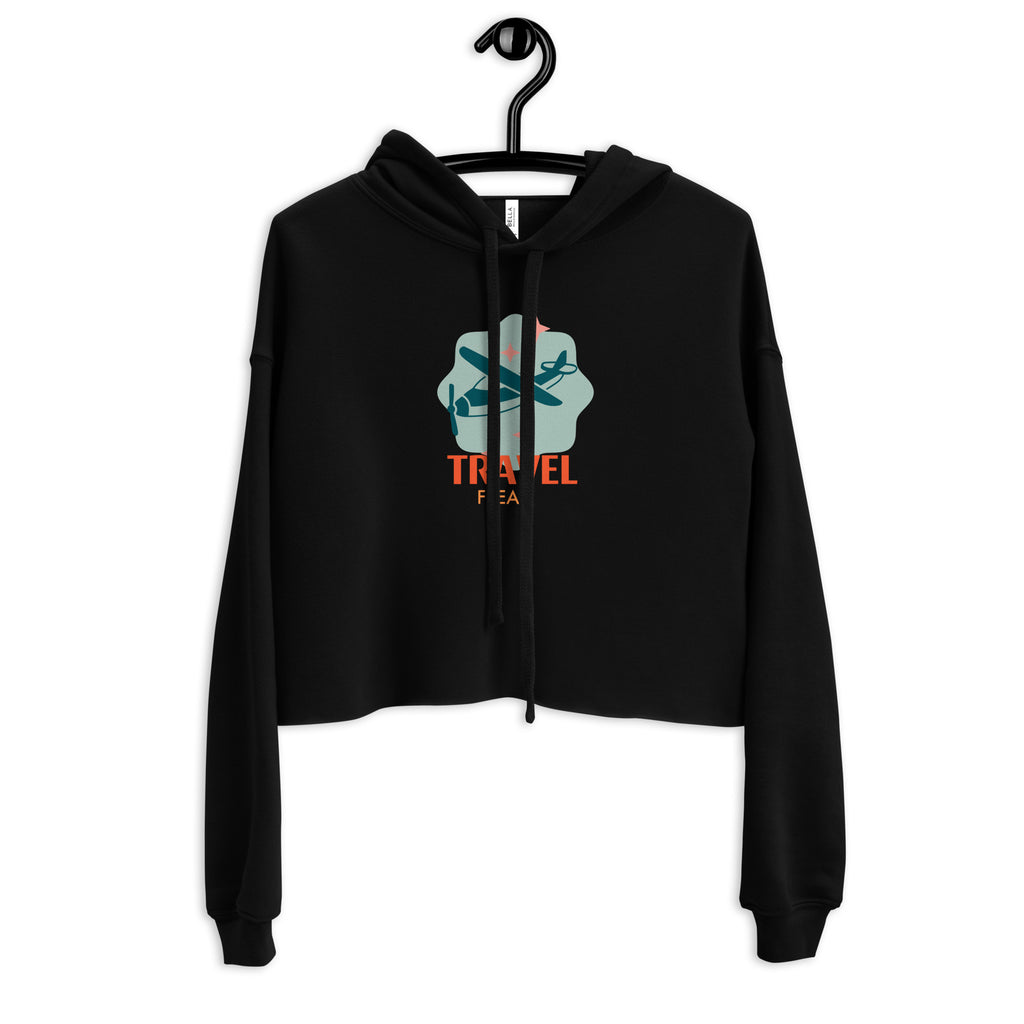 TRAVEL FREAK Crop Hoodie